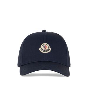 Moncler Men Cotton Gabardine Baseball Cap